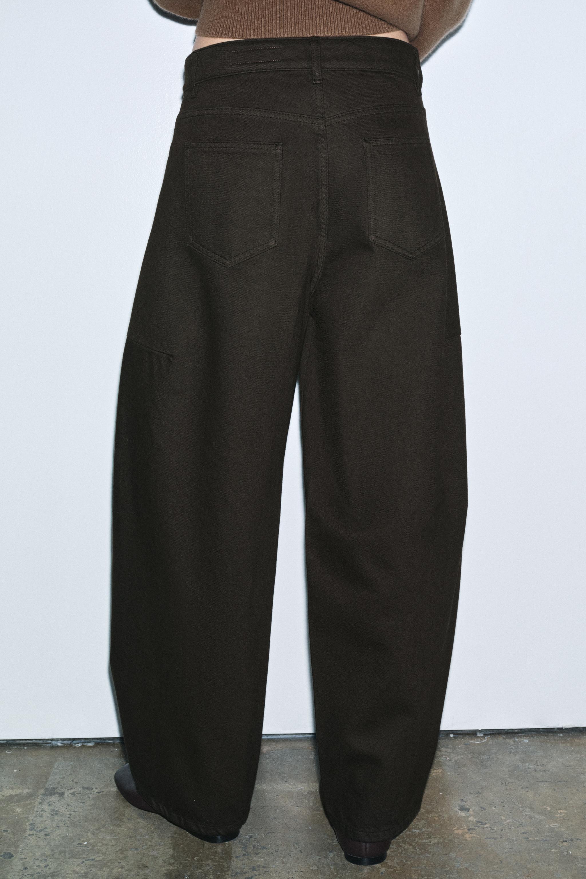 ZW COLLECTION MID-RISE BALLOON JEANS